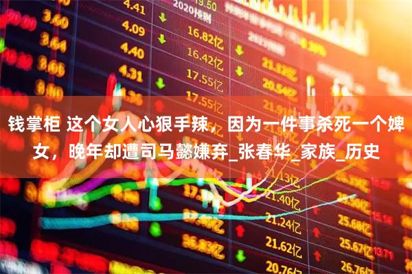 钱掌柜 这个女人心狠手辣，因为一件事杀死一个婢女，晚年却遭司马懿嫌弃_张春华_家族_历史